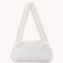 Animal Pattern Underarm Bag Women Mini Plush Shoulder Handbags Purse (1)