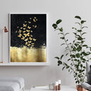 Oil Paint By Numbers Golden Butterfly Frameless Picture Craft for Living Room
