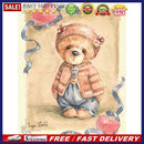 5D DIY Diamond Painting Full Round Drill Cartoon Bear Mosaic Picture Rhinestone