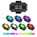 #A Led Aircraft Strobe Lights USB Charging Warning Lamp Waterproof for Riding