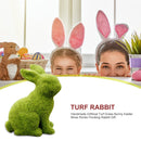 Handmade Artificial Turf Grass Bunny Easter Moss Rabbit (S Sitting Rabbit) Newly