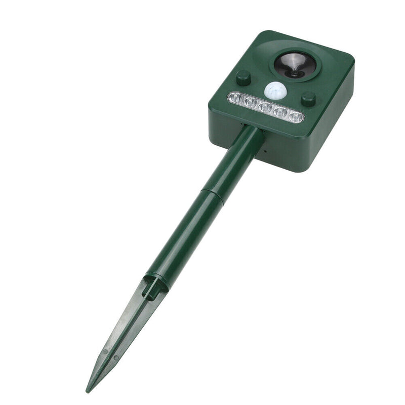 Ultrasonic Solar Powered Cat Dog Repelle Animal Chaser Deterrent Repellent Newly