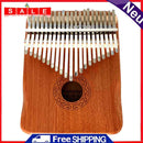 Mahogany 21 Key Kalimba Thumb Piano Mbira Musical Instrument Gift for Beginners
