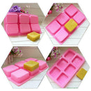 6 Cavity Silicone Rectangle Soap Mould Homemade DIY Mold Cake Making A8F4 hot.