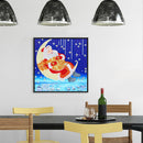 30x40cm 5D DIY Partial Special Shaped Drill Diamond Painting Santa for Ornament