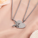 Steel Lovers Decoration Couple Necklace Heart Drop Pendant Heart Choker