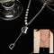 Exquisite Flash Adjustable Necklace D Letter Metallic Wind Fashion Jewelry