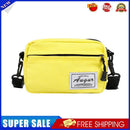 Fashion Women Canvas Patchwork Crossbody Phone Bag Mini Handbags (Yellow)