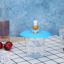 Silicone Heat-resistant Dust-proof Cup Lids Bowl Cover Food Wrap Lid (Bear)