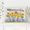 Canvas Painted Oil Paint By Numbers Flower Letters DIY Modern Bedroom Wall Art