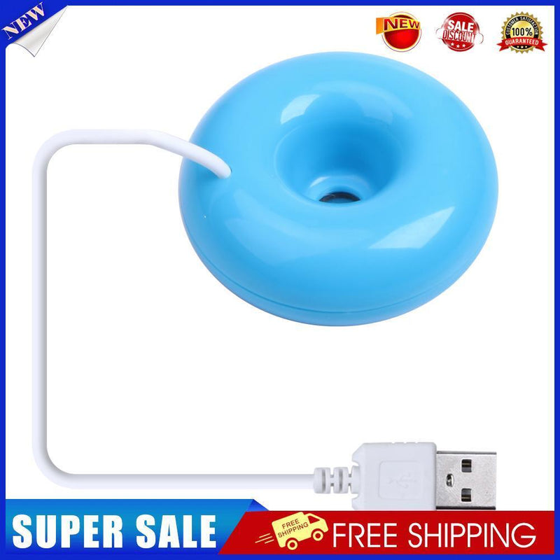 ABS Water Portable Mini Air Ultrasonic Home Humidifier DC Blue