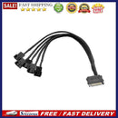 SATA 1 to 3 4 5 4-Pin Power Cable PC Computer Cooling Fan Splitter Hub Converter