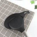 Silicone Spoon Pad Kitchen Utensils Spatula Heat Resistant Placemat (Black)