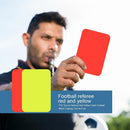 PVC Soccer Referee Red Yellow Cards Football Match Training Tool (2pcs)