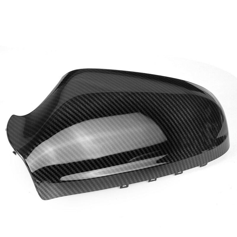 Carbon Fiber Look Door Wing Mirror Covers For Opel Vauxhall Astra H 2004-2013