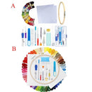 Aida Cloth Multi-Color Poke Embroidery Kit Cross Stitch Kit Embroidery Thread