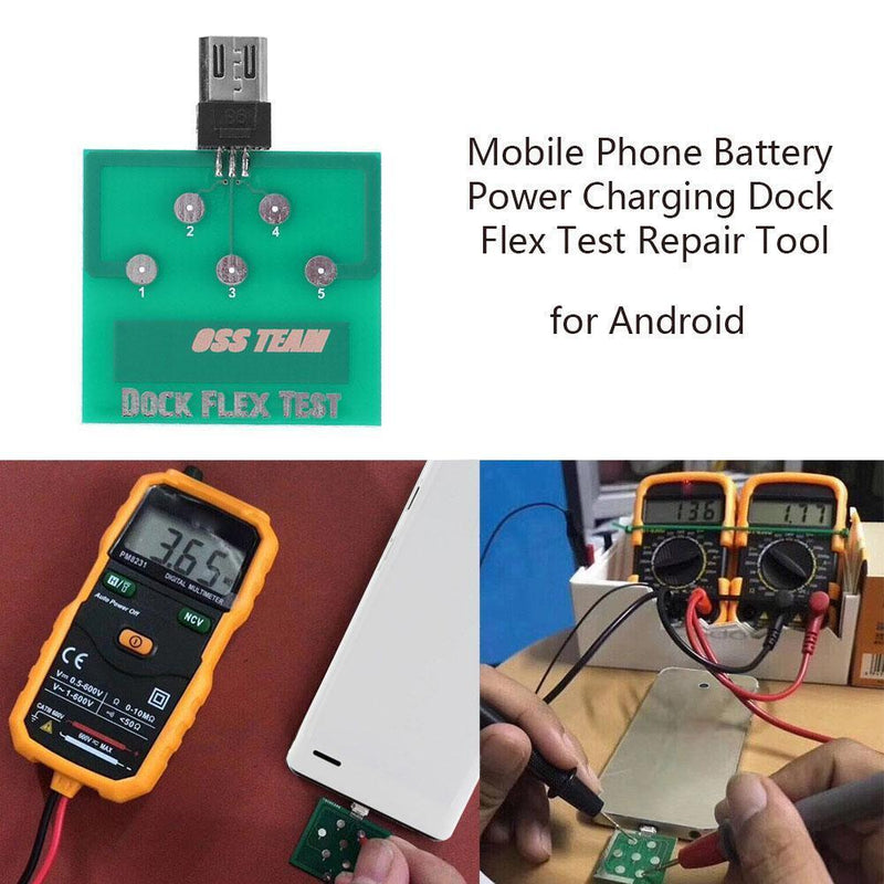 Mobile Phone Battery Power Charging Dock Flex Test Repair Tool(Micro) Newly