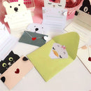 Card Birthday Gift Invitation Thanks Message Greeting Card Cartoon Animal DIY