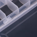 20.5cm * 14cm * 4cm Carp Fishing Lure Storage Box Box 14x Transparent