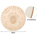 Wooden Pendulum Board Metaphysical Altar Coaster Sign Decor (No. 2 15cm) Newly