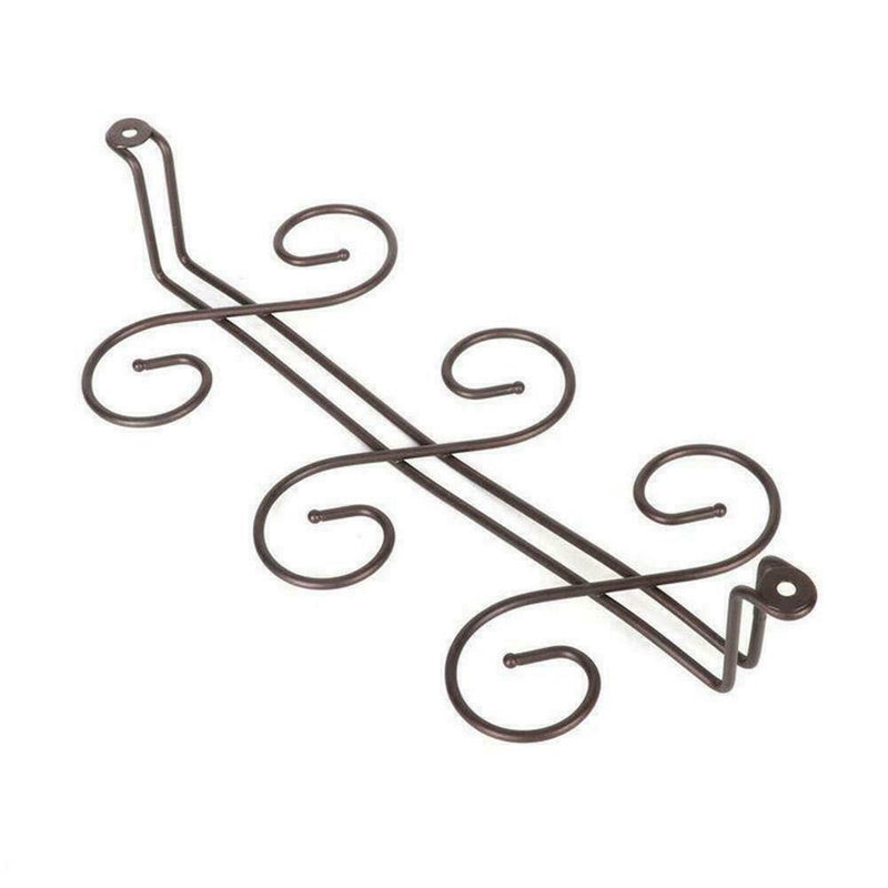 Iron Under Shelf Cupboard Hanging Metal Wine Glasses Holder Rack Bar U9A0