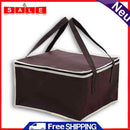 Lunch Cooler Bag Picnic Thermal Insulated Zip Drink Food Packs (Coffee)