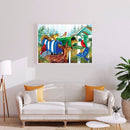 5D DIY Diamond Painting Full Round Drill Animal Mailbox Wall Decor Rhinestone