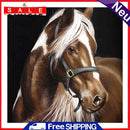 5D DIY Diamond Painting Horse Full Round Drill Mosaic Art Picture of Rhinestone