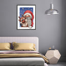 Full Cross Stitch 11CT Gnome Deer Stamped Embroidery DIY Needlework Kits Crafts