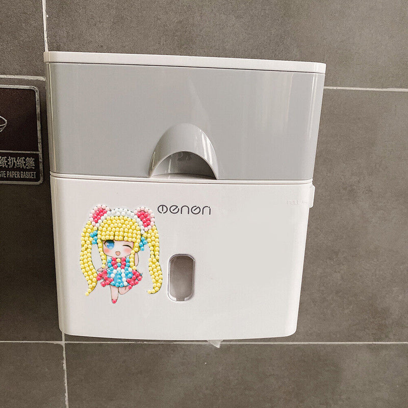 5D Diamond Painting Cartoon Stickers Kids DIY Round Drill Crafts Decor