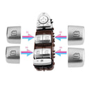 4pcs/set Master Window Switch Repair Button Caps for Mercedes Benz C Class