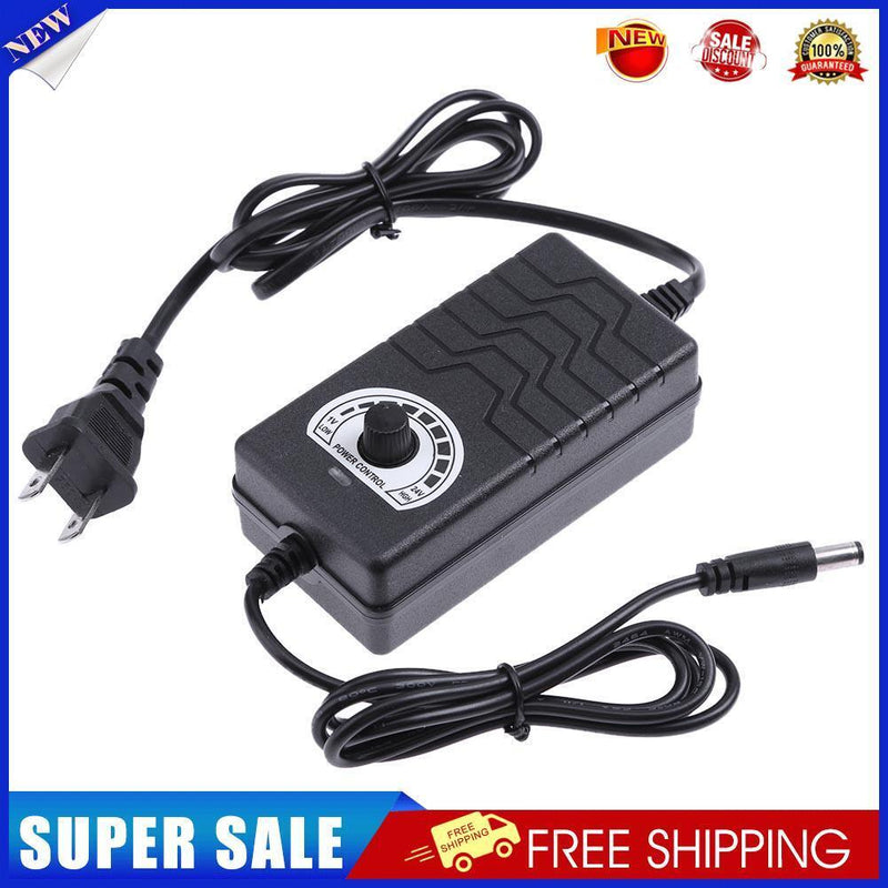 AC to DC Adapter 3-24V 2A Adjustable Power Supply Motor Speed Controller US