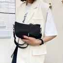 Retro Women Pure Color Alligator Pattern 2pcs Composite Bags Crossbody Bag Purse
