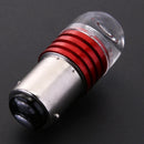 2pcs 1156 1157 3W LED High Light Car Brake Signal Turn Tail Lights(Red)