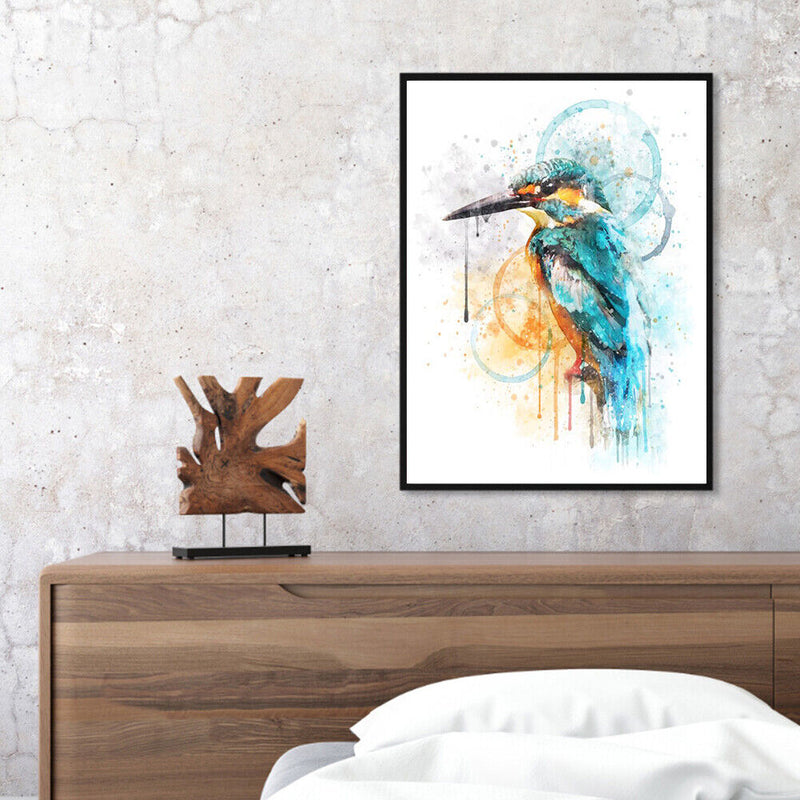 11CT Full Embroidery Bird Cotton Print Cross Stitch Home Living Room Decorati