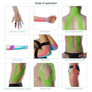 Elastic Cotton Self Adhesive Tape Sports Bandage Muscle Support Pad (Red)