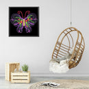 #A 5D DIY Diamond Painting Embroidered Butterfly Full Round Drill Art Crafts M