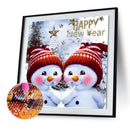 Diamond DIY Snowman Full Round Drill Rhinestone Kit