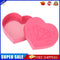 5D Diamond Painting Tray Plastic Heart Shape Drill Plate 7x7cm (Pink)