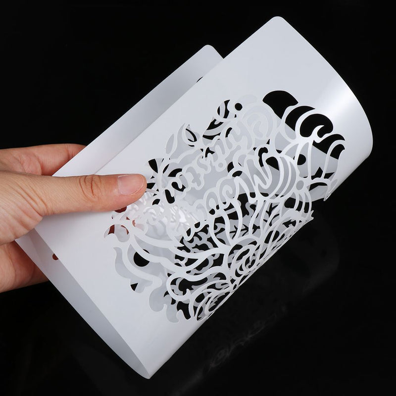 Embossing Layering Stencils Merry Christmas Scrapbooking Painting Template