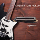 V Magnet Lipstick Tube Pickup Guitar Single Coil for ST Guitar (Black)