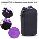 Waterproof SLR Camera Drawstring Lens Pouch Protective Brushed Cover (L) Newly