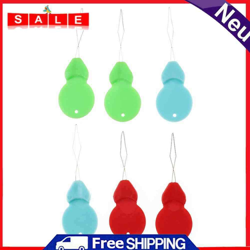 10PCs/set Gourd DIY Automatic Needle Threader Garment Sewing Thread Guide