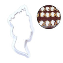 Queen Lisabeth II Fondant Mould Cookie Cutter Pastry Icing Cake Mold#