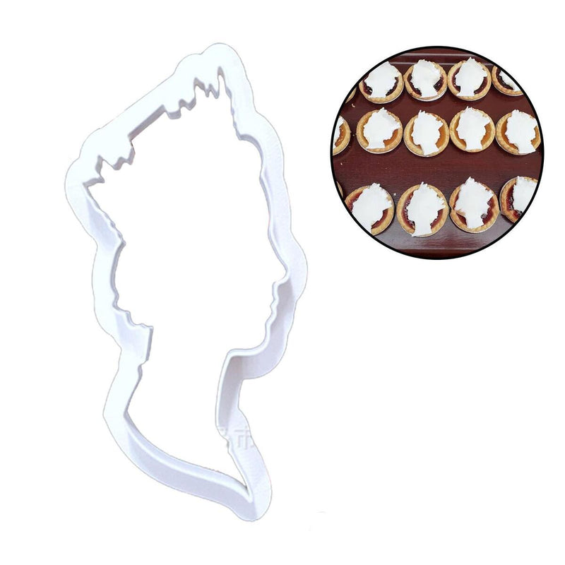 Queen Lisabeth II Fondant Mould Cookie Cutter Pastry Icing Cake Mold#