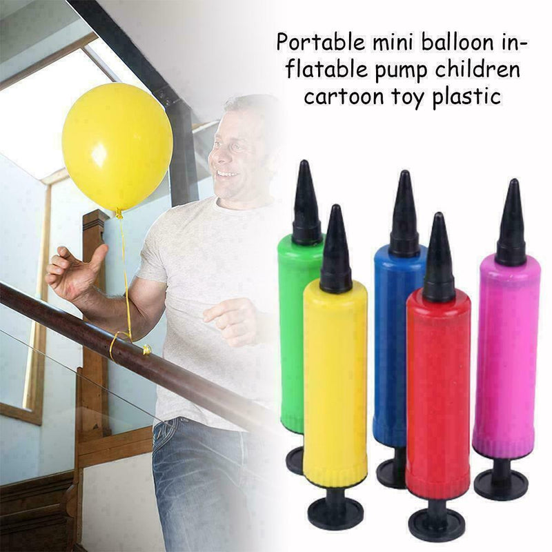 Party Hand Air Pump Balloon Swimming Ring Inflatable inflator & Fast Easy O5B9