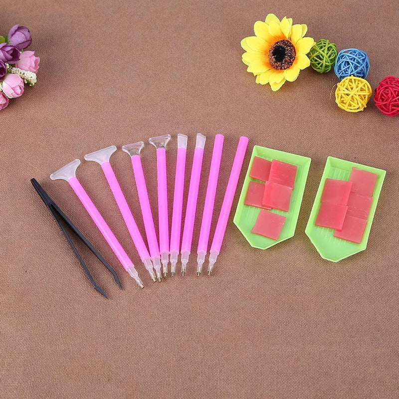 5D DIY Diamond Painting Cross Stitch Embroidery Pen Tools Set Accessories(4