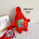 Kids Chest Bag Cute Fanny Cartoon Baby Cross-body Money Pouch (Red Car)