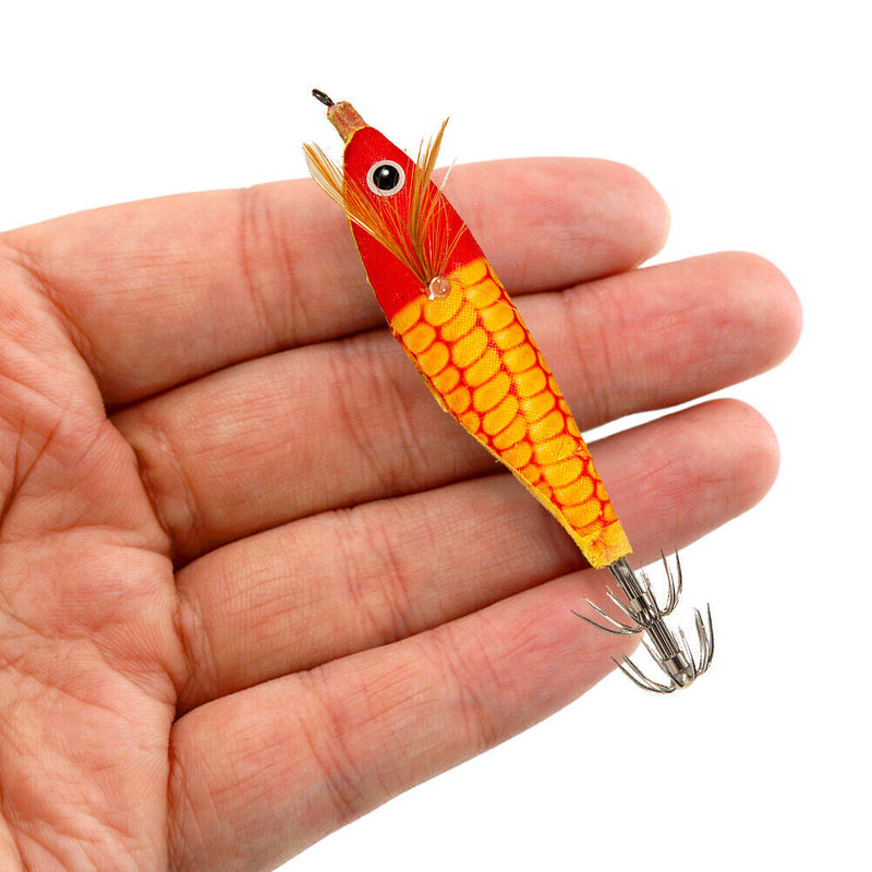 10pcs Shrimp Baits Lure Artificial Shrimp Swimbait Outdoor Squid Fishing Tackle