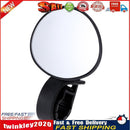 Cycling Bike Bicycle Handlebar 360 Degree Rotate Rear View Mirror(Black) Newly